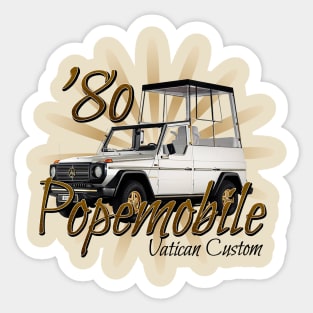 Popemobile Sticker